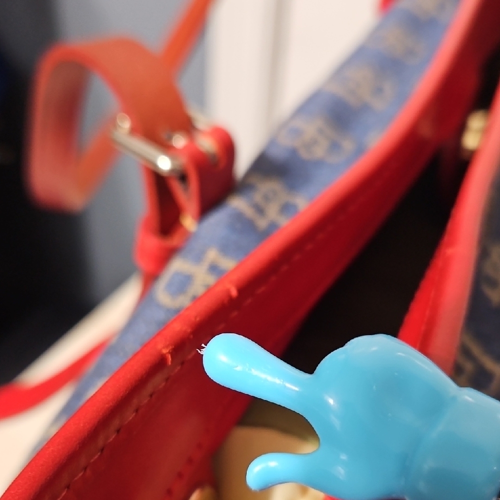 Dooney & Bourke EUC Denim Signature Tote - Picture 12 of 16